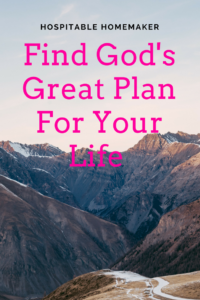 God's Plan for your life 