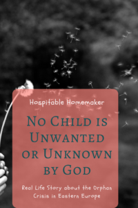 black and white photo of dandelion in the wind with text overlay no child is unwanted or unknown by God